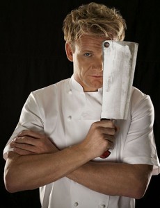 Gordon Ramsay con coltello