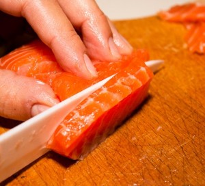 tipi di taglio salmone fresco