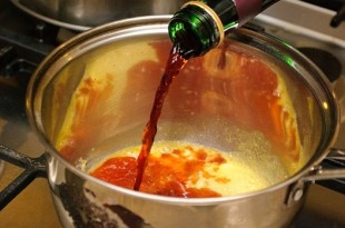 riduzione vino rosso preparazione